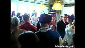 Group Wedding Party Enjoys Rough Sex In Public