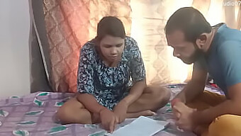 Indian Home Tutor And His Sexy Student Enjoy A Homemade Creampie