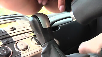 Car Riding Leads To Pussy Play And Licking