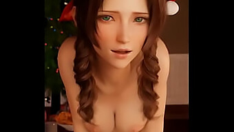 Aerith'S Festlige Hentai-Eventyr I Final Fantasy 7