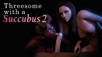 Miệng Và Cặc Của Succubus Trong Một Cuộc Tình Ba Với Một Cặp Đôi