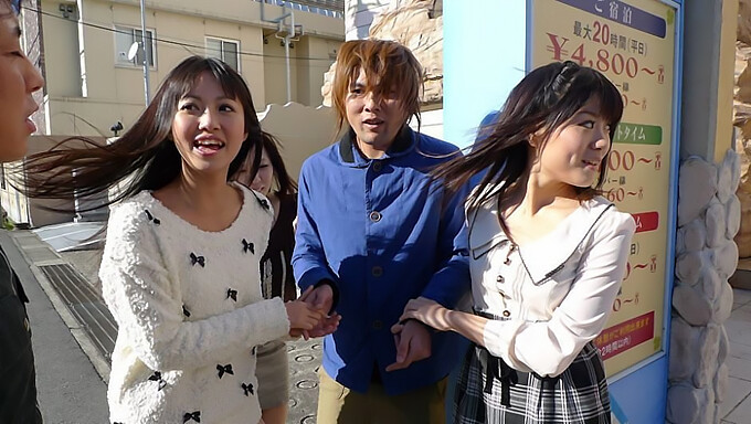 Japanese Girl Kotomi Asakura Enjoys A Threesome With Friends