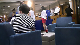 Two Beautiful Asian Girls At A Student Orientation