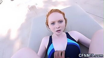 Cumming Hard On A Redhead