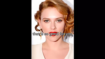 Büyük Göğüslü Bebek Scarlett Johansson Büyük Bir Sikle Karşılaşıyor