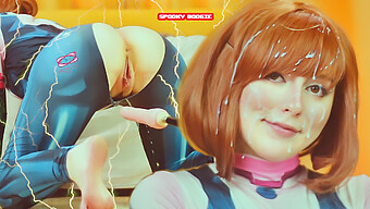 Uravity'S Cosplay Shemale Experience With Sex Machine