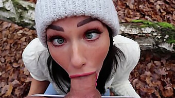 Handjob And Cum In Mouth: German Teen'S Hot Blowjob And Cock In Mouth