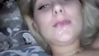 18 Year Old Wife Enjoys An Orgy With A Group Of Guys And Swallows Their Cum