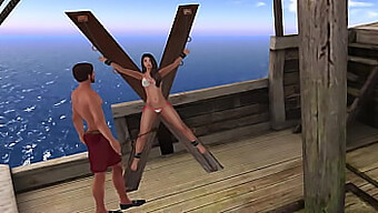 جيس يقدم في Surrender Cove في مشهد Bdsm ساخن