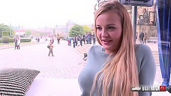 First-Time Blonde Candy Alexa Experiences Public Sex With Sex